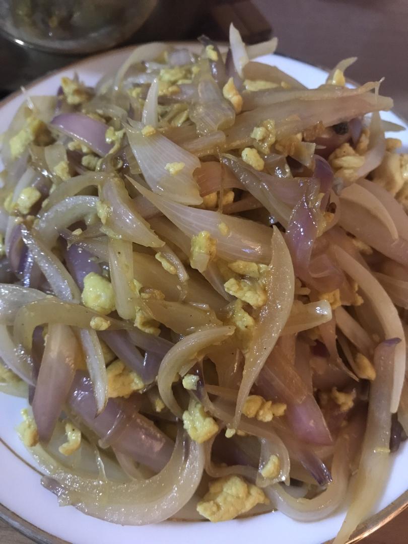 洋葱炒鸡蛋