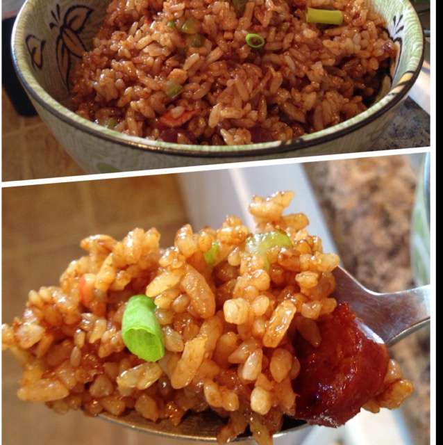 傻瓜版酱油炒饭