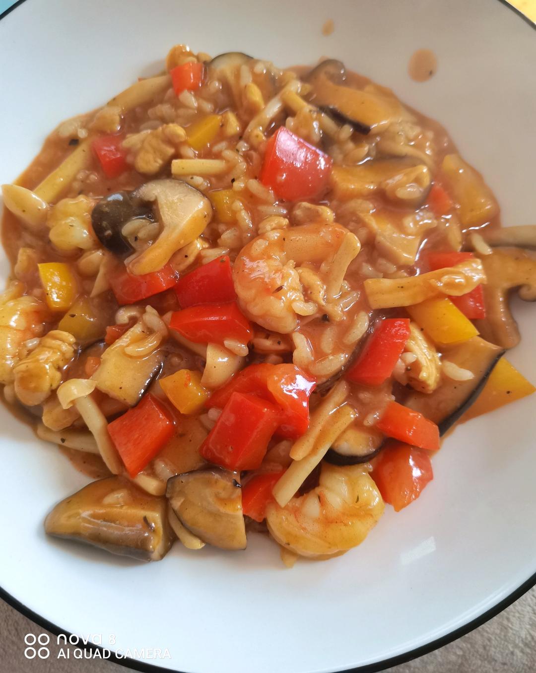 日式海鲜咖喱饭