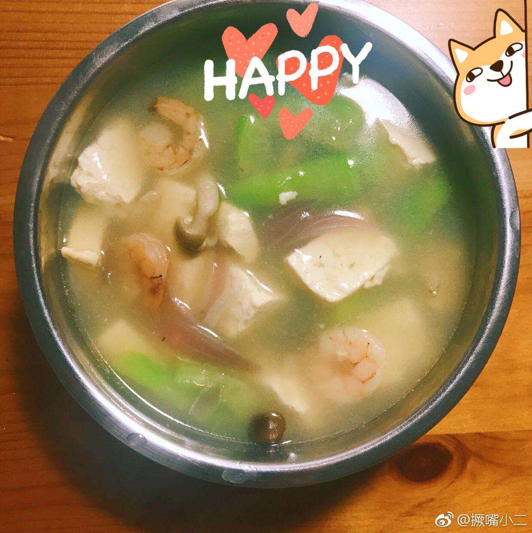 芙蓉菌菇丝瓜汤