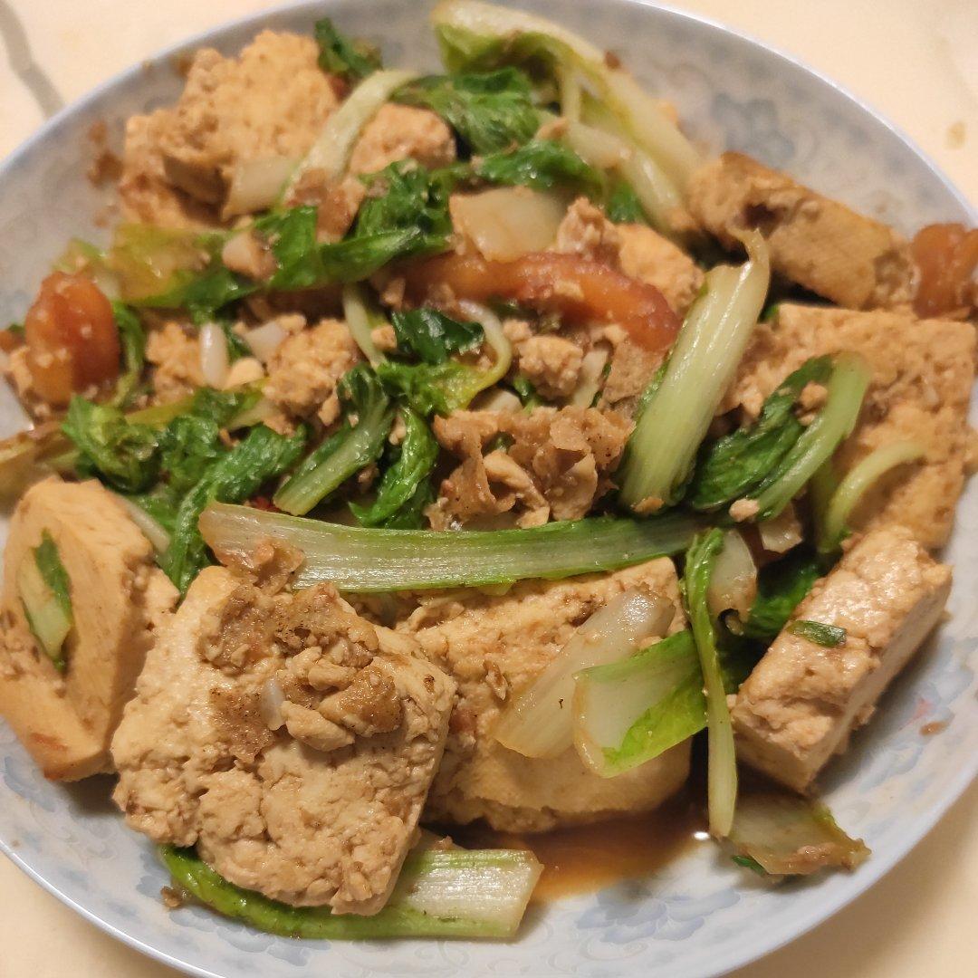 非常入味儿的小白菜炖豆腐