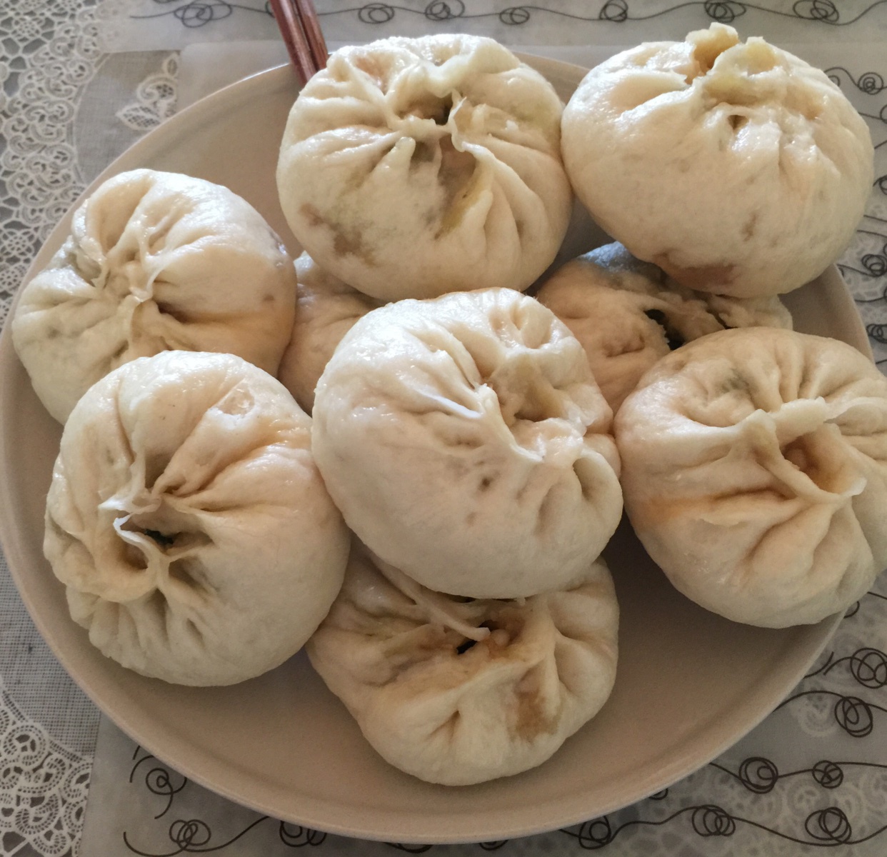 家庭手工肉馅大包子