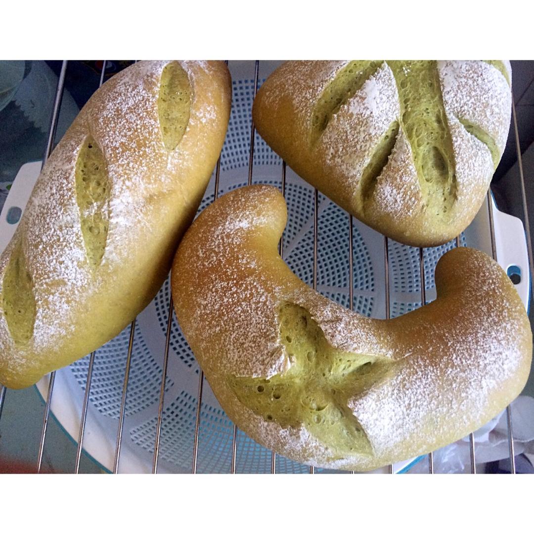 抹茶蜜豆乳酪软欧