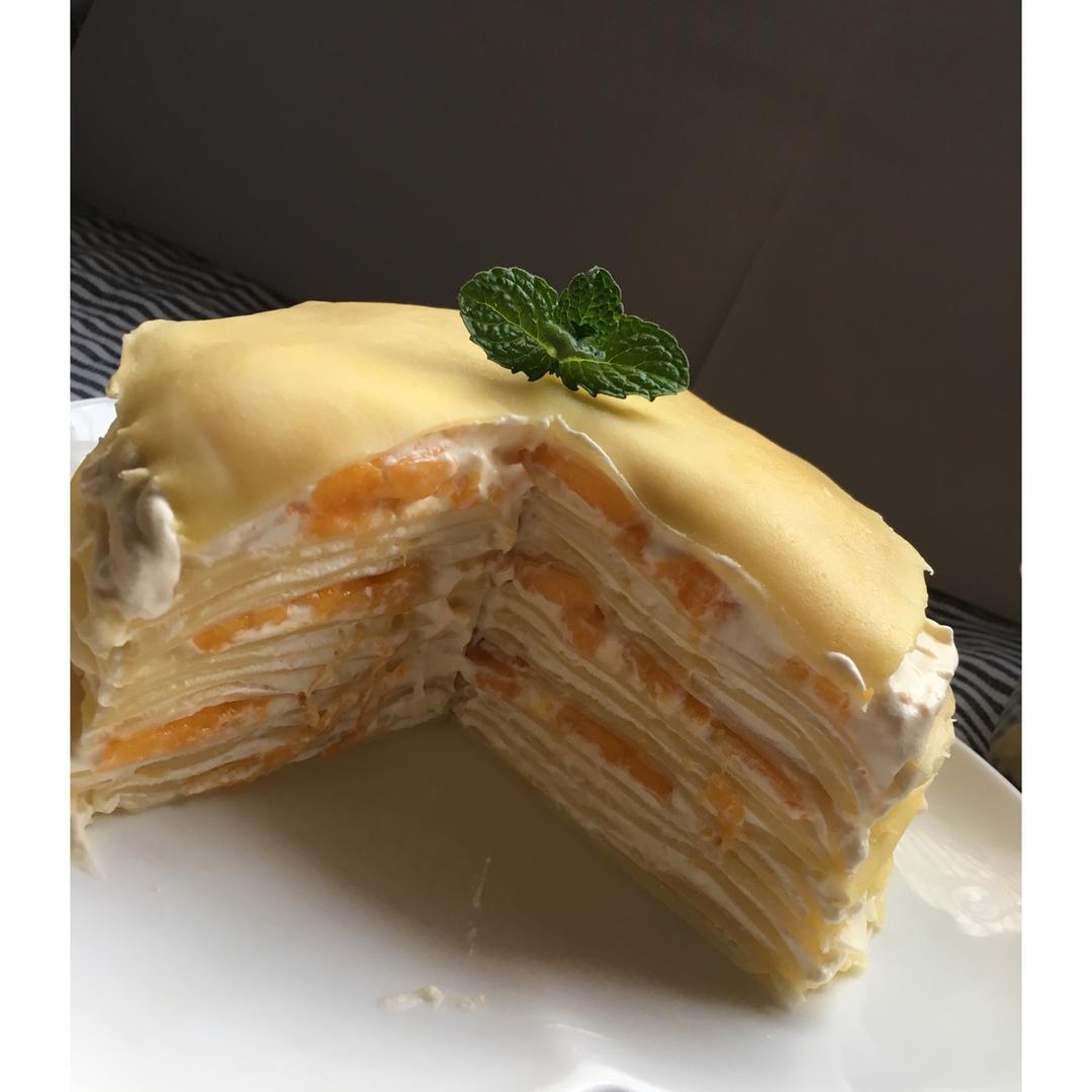 芒果千层蛋糕，100%成功告别煎皮无能