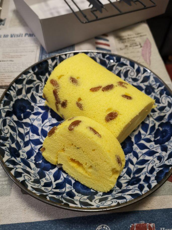 葡萄干蛋糕卷