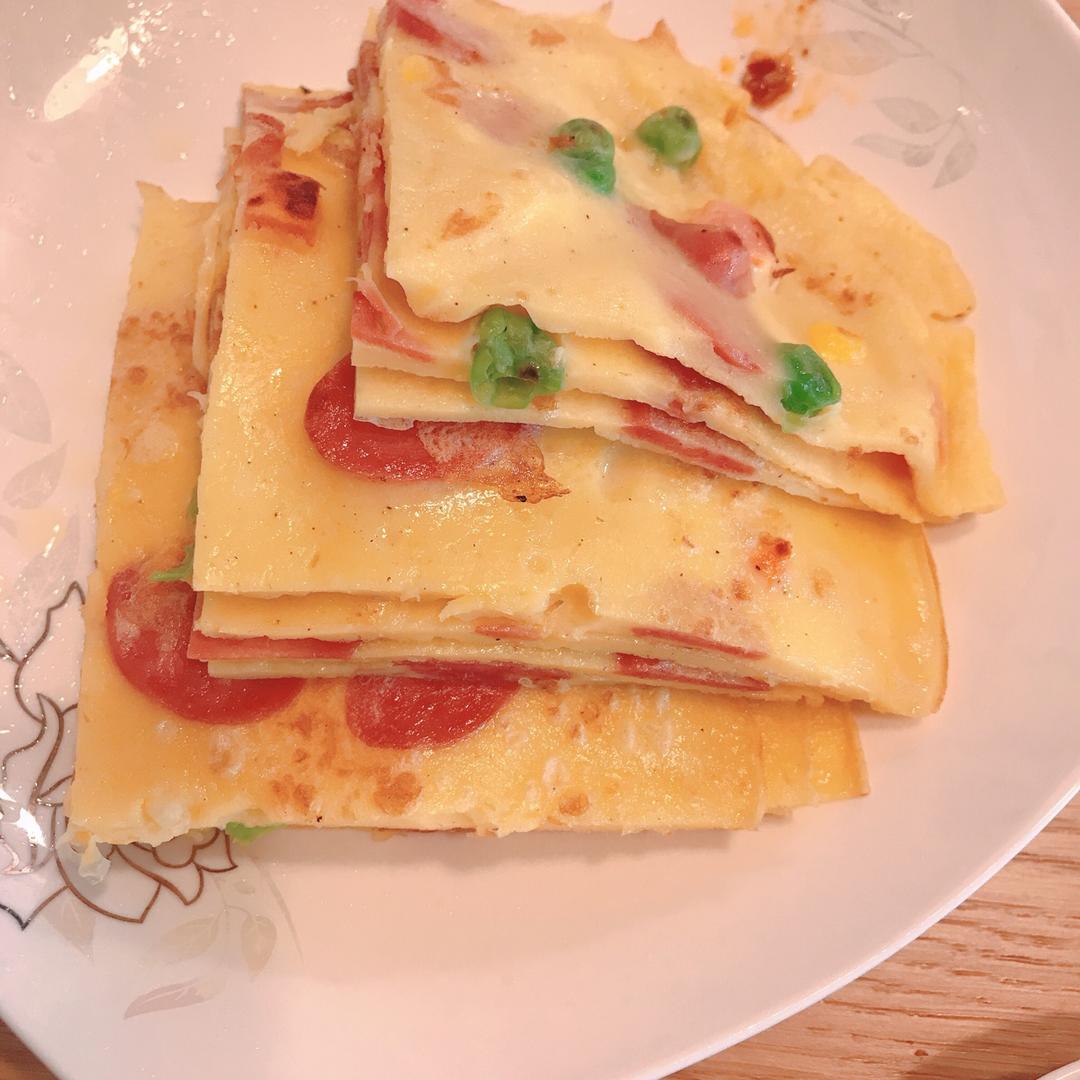 早安～懒人鸡蛋饼