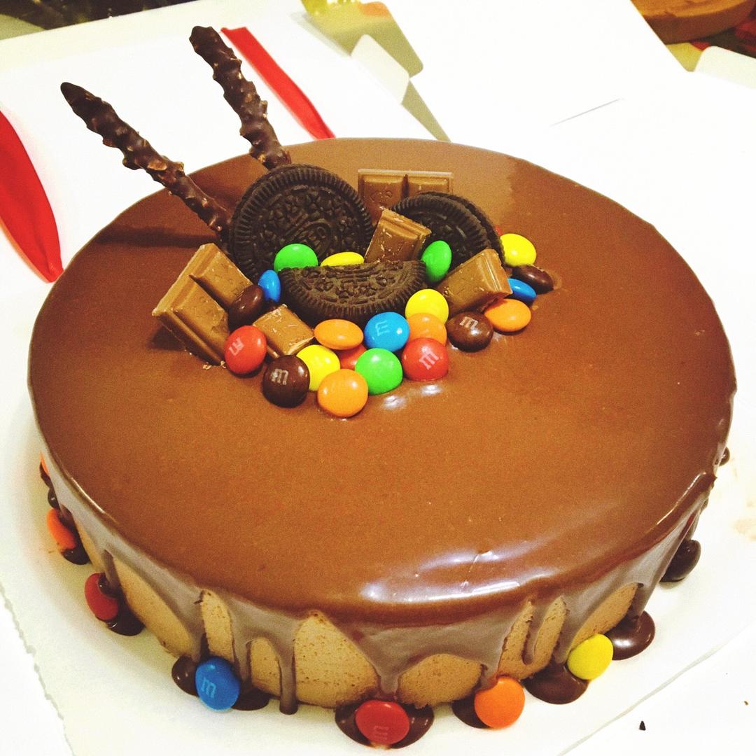 蛋糕淋面之一：甘那许淋面（详细解答淋面太稠的问题）