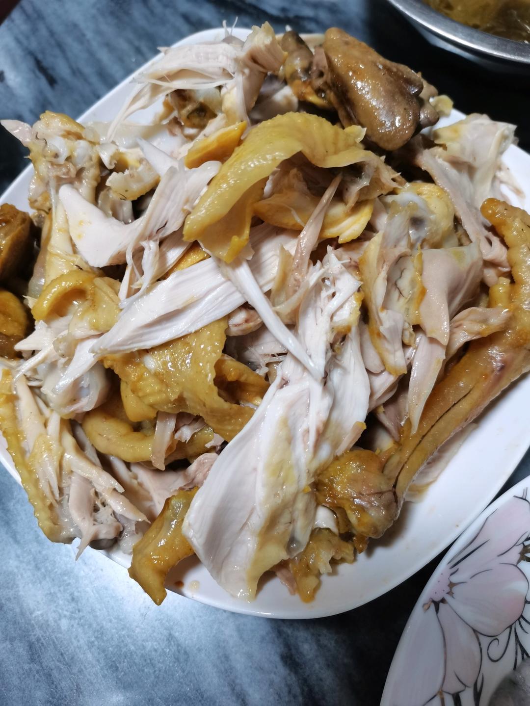 电饭煲盐焗鸡【手撕鸡】简易版