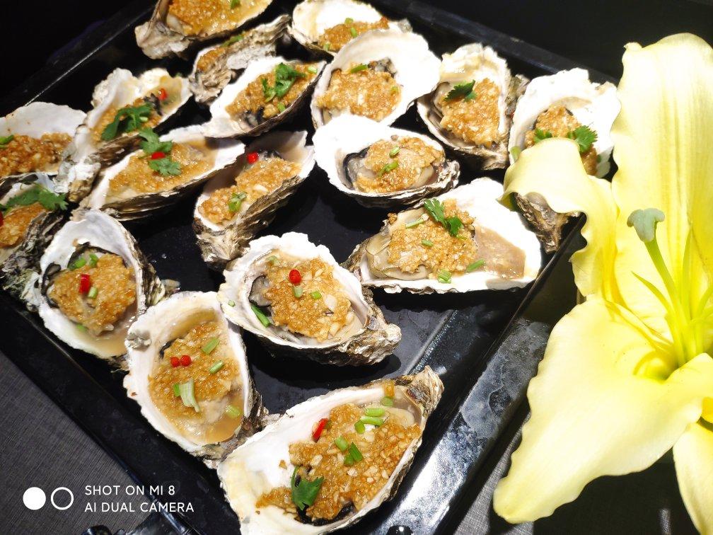 烤海鲜~青口/生蚝/大虾
