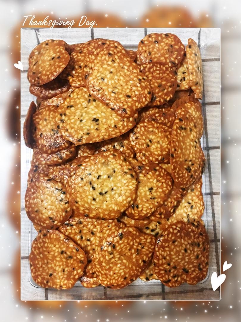 芝麻薄饼