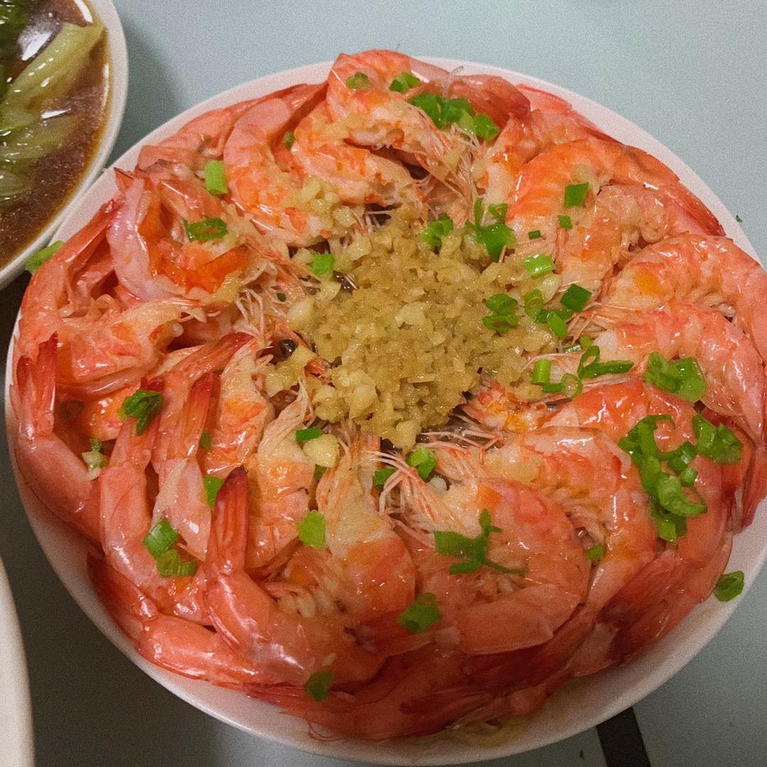 蒜蓉粉丝蒸白虾