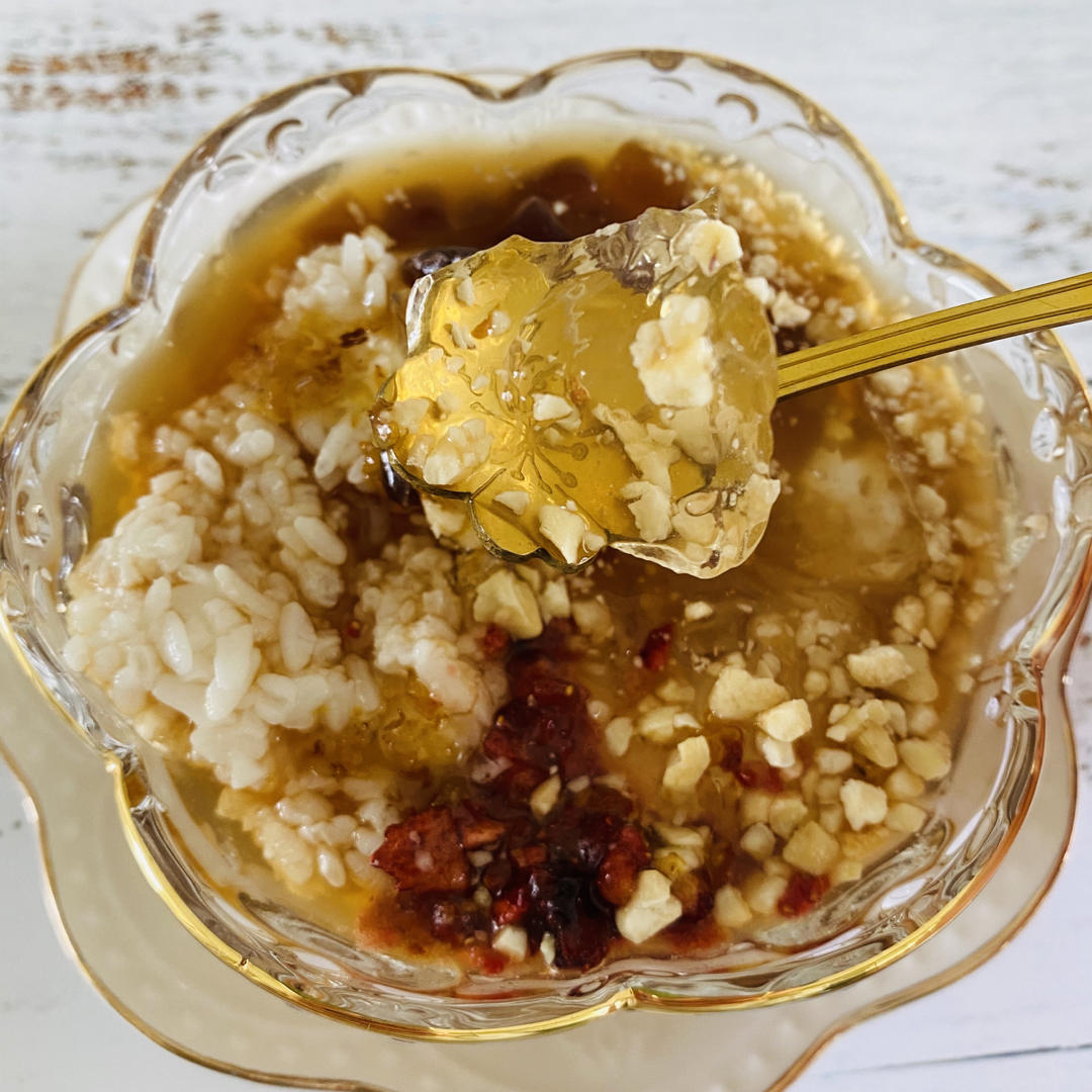 臻开心做的超好吃的红糖冰粉