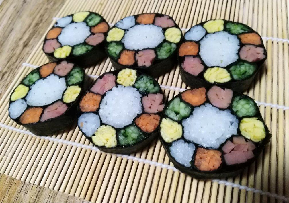 花朵寿司海苔卷