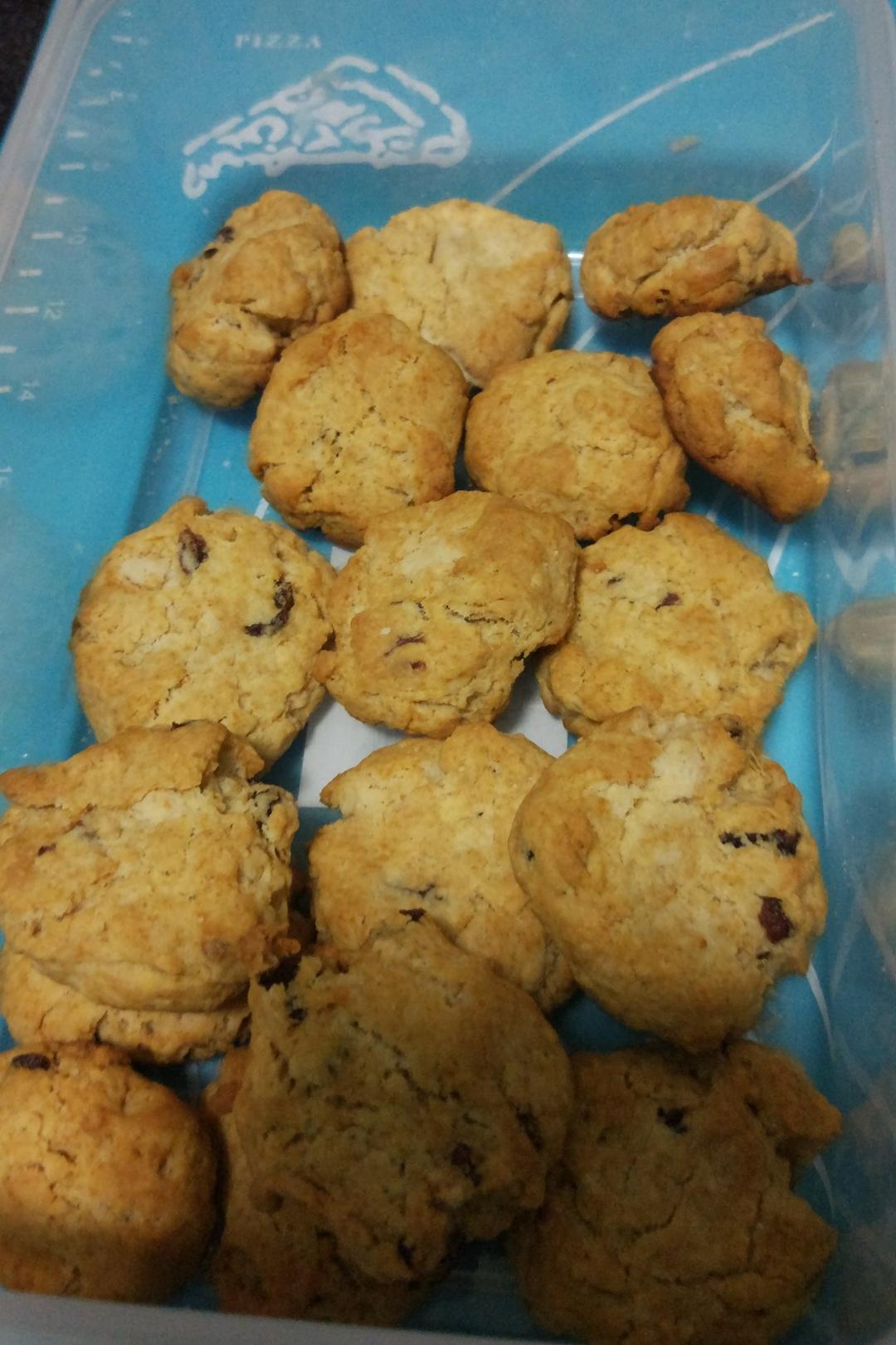 （无黄油）健康奶香提子酥饼