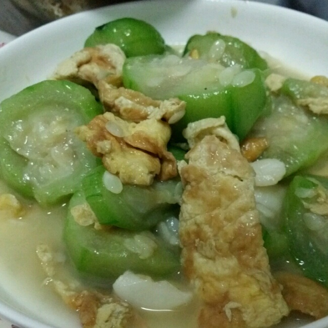丝瓜炒蛋