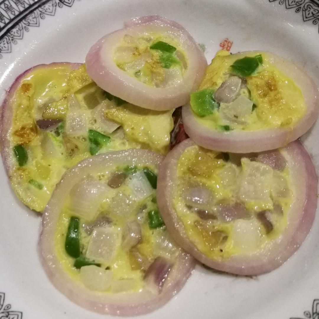 洋葱圈蛋饼