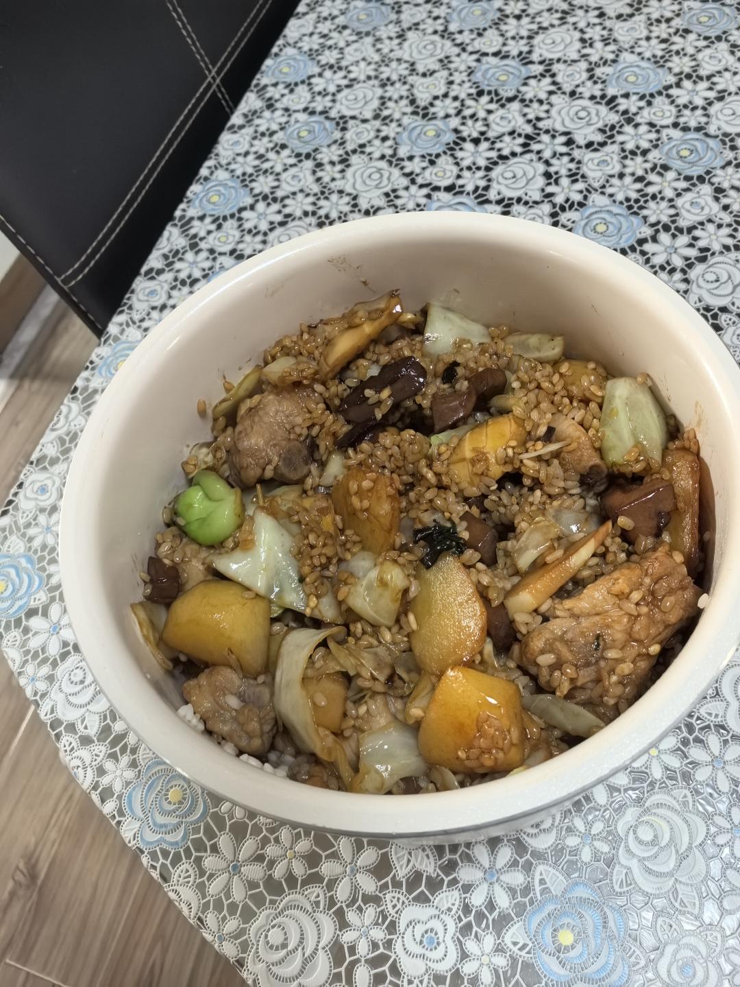 简单好吃的牛肝菌焖饭