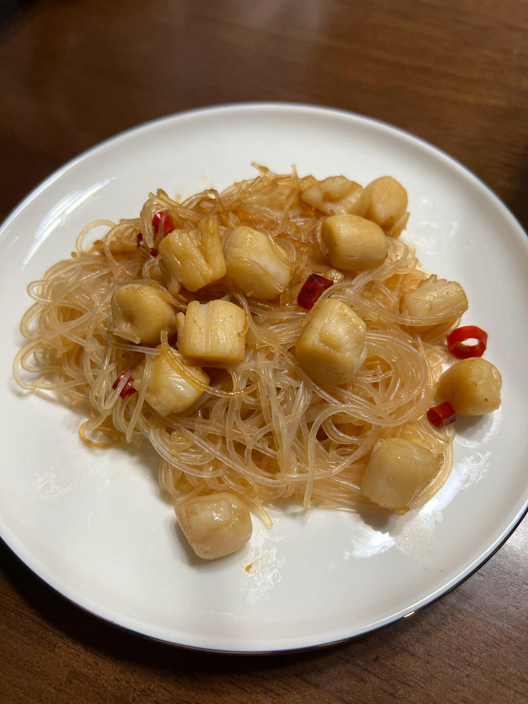 鲜贝柱烩粉丝，快手下饭神器