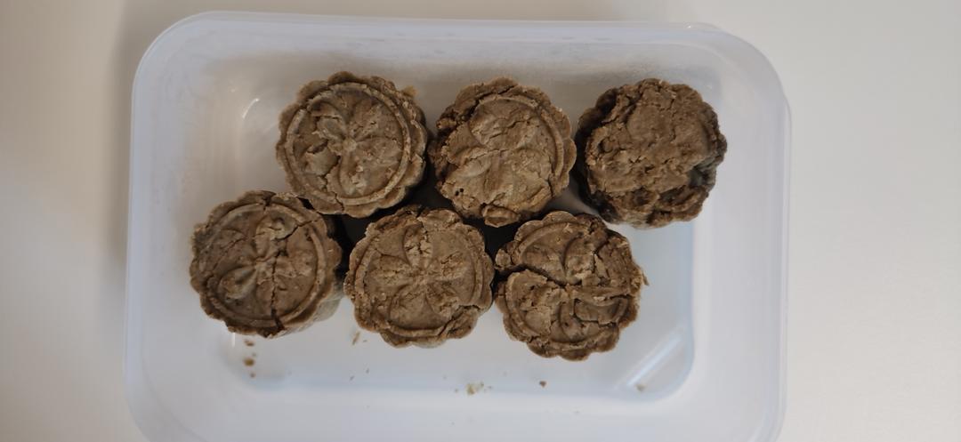 不用粉碎机和称量的最懒快手带皮绿豆糕