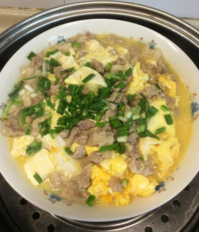 肉末蒸豆腐
