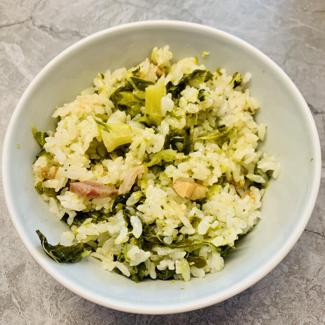 电饭煲咸肉菜饭