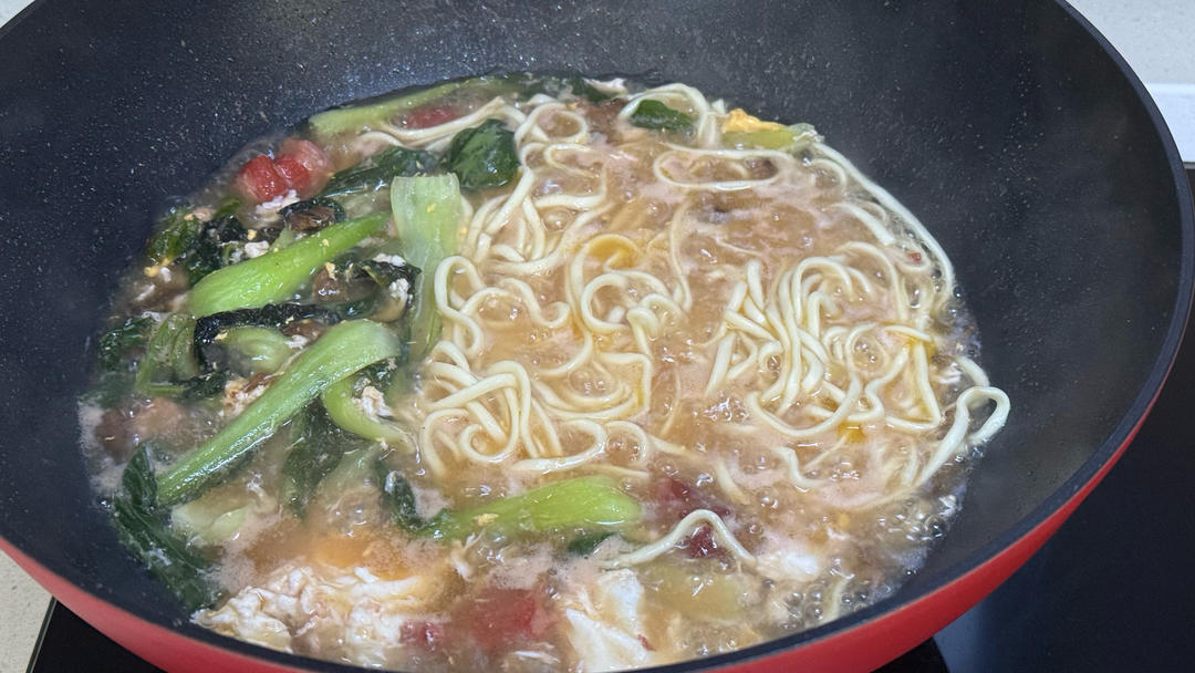 好吃到空碗的快手养胃汤面