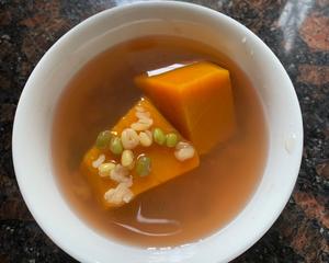 南瓜绿豆汤的做法 步骤5