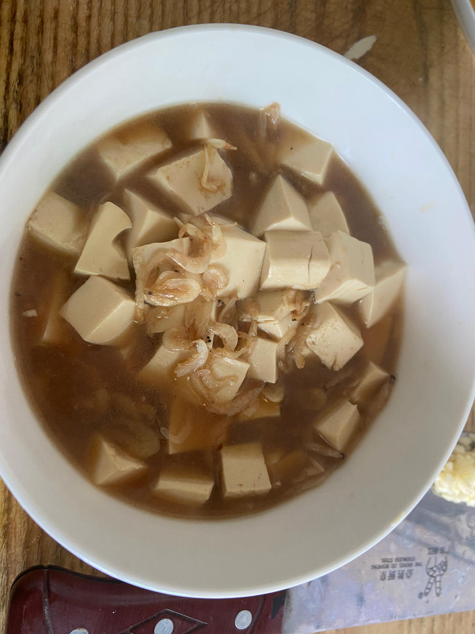 简单美味的虾皮豆腐