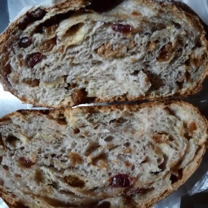 免揉蔓越莓软欧面包