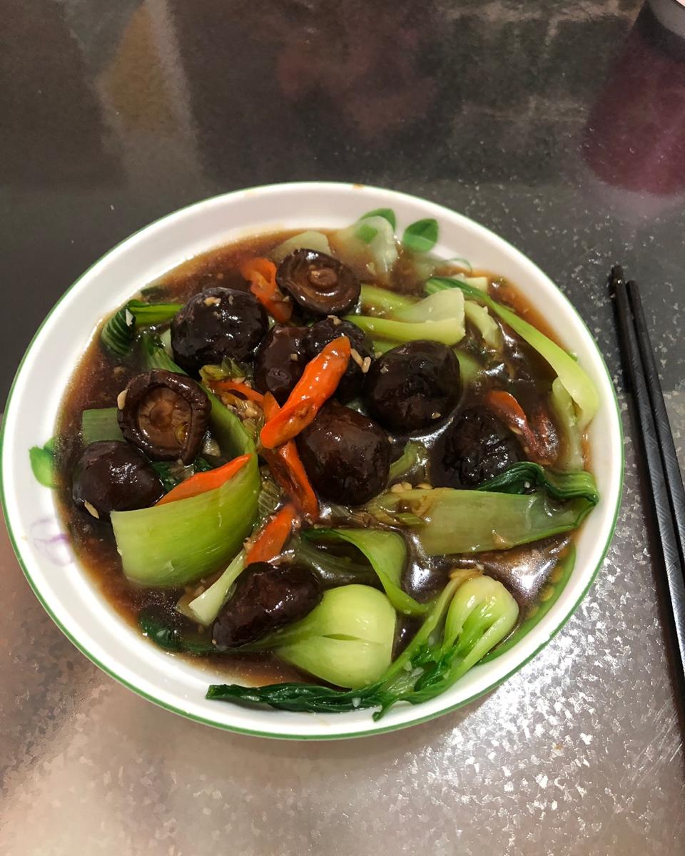 蚝油香菇小油菜