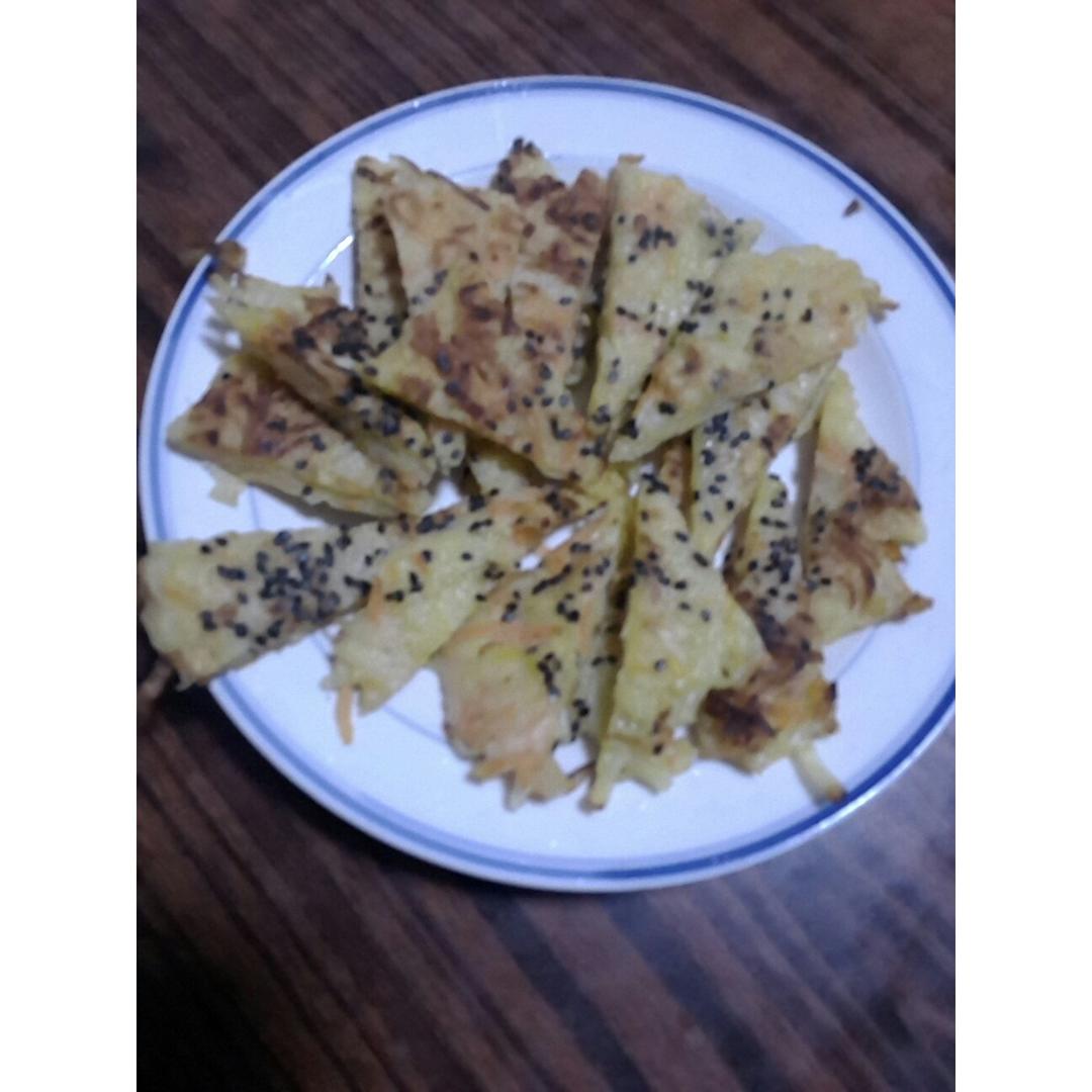土豆胡萝卜丝煎饼