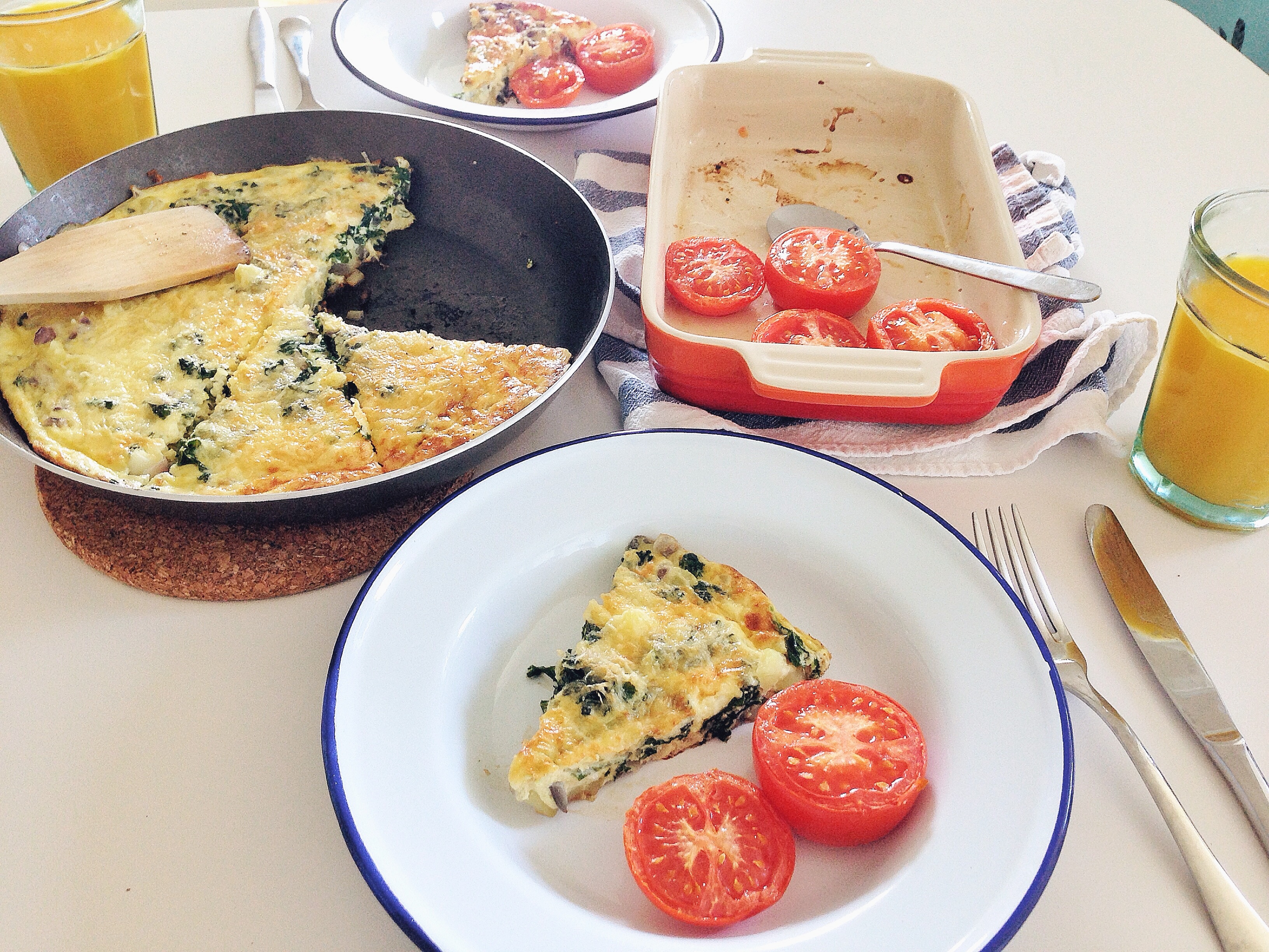 意式蛋饼 Potato & Kale Frittata