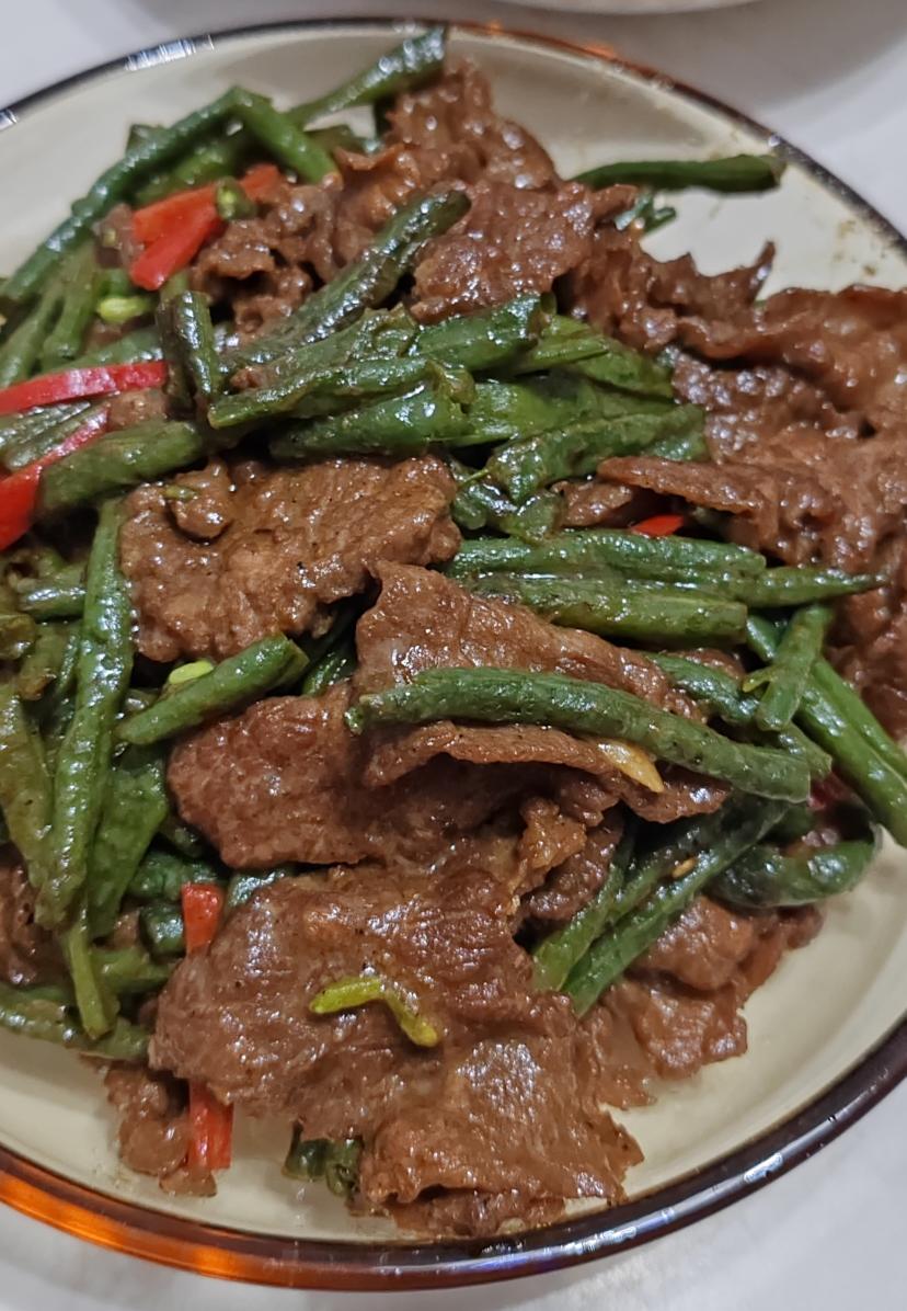 豇豆炒牛肉