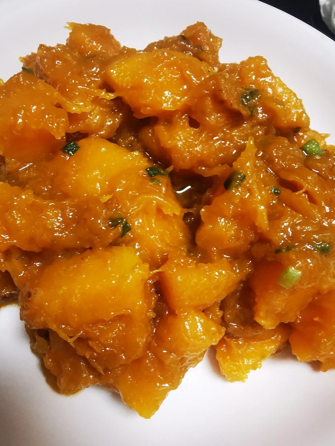 原来这么好吃的炒南瓜