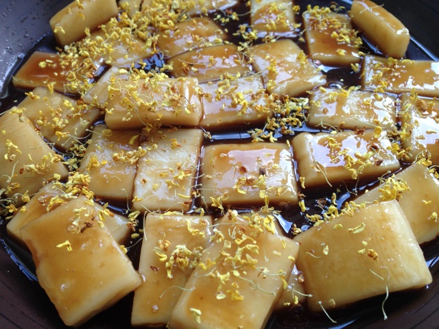 立夏养一只slug做的桂花红糖年糕