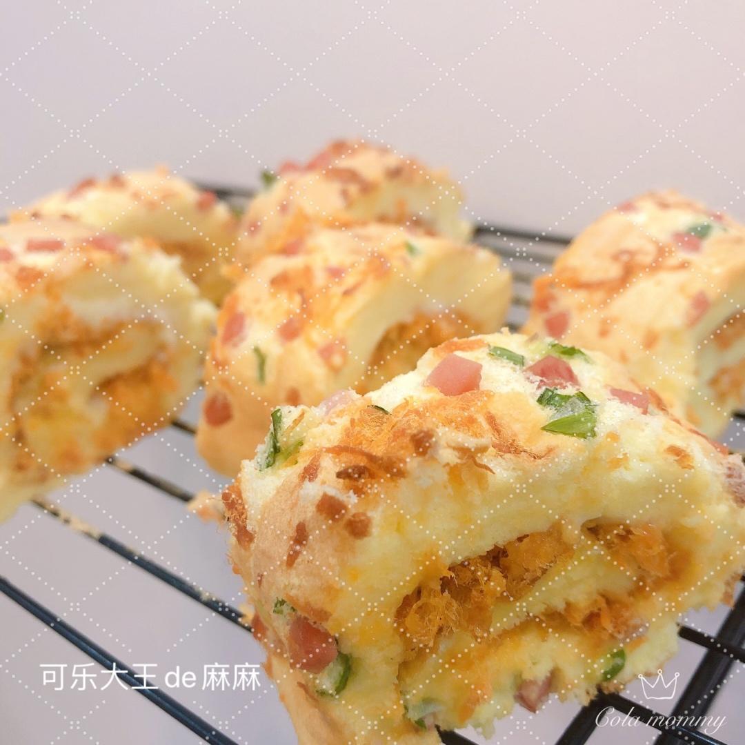 香葱肉松卷 蛋糕卷-无敌美味