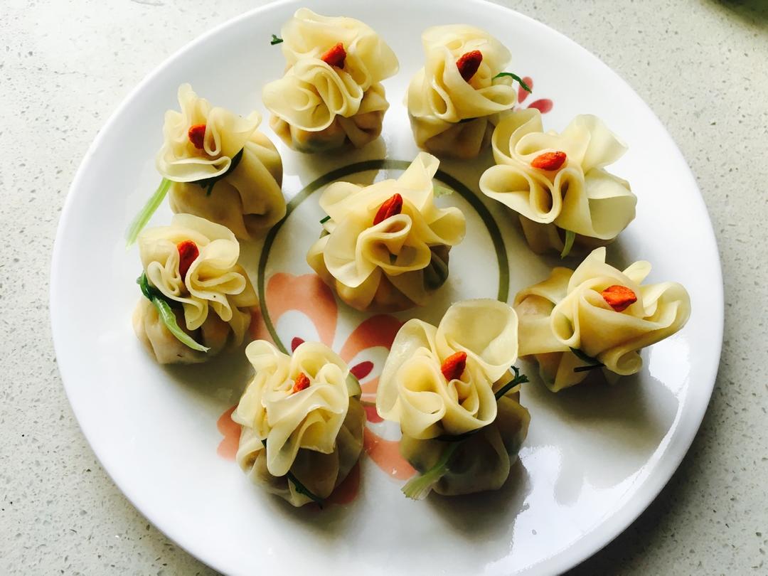 饺子皮花朵福袋