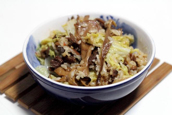 董太的私房菜--蘑菇焖饭的做法