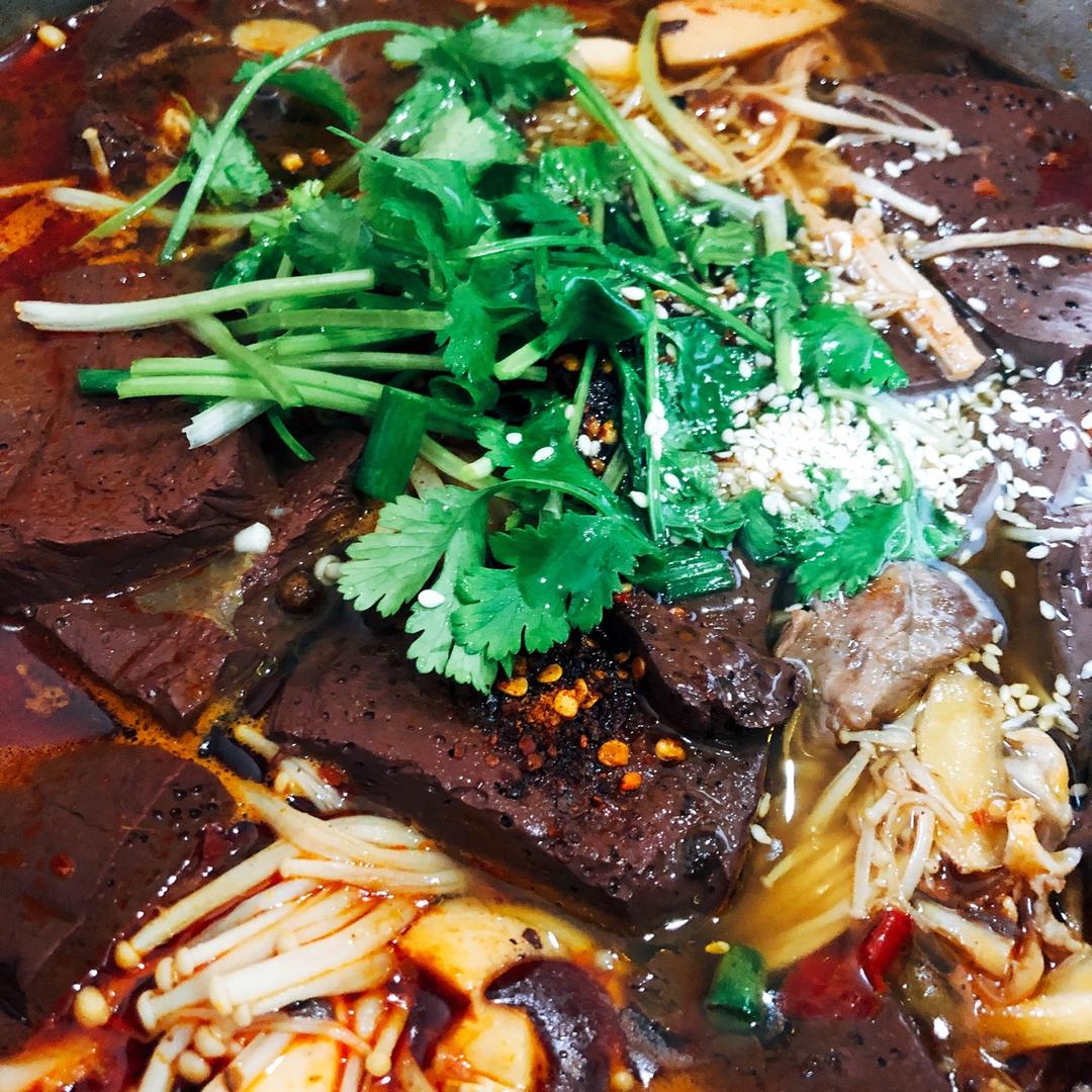 香辣毛血旺