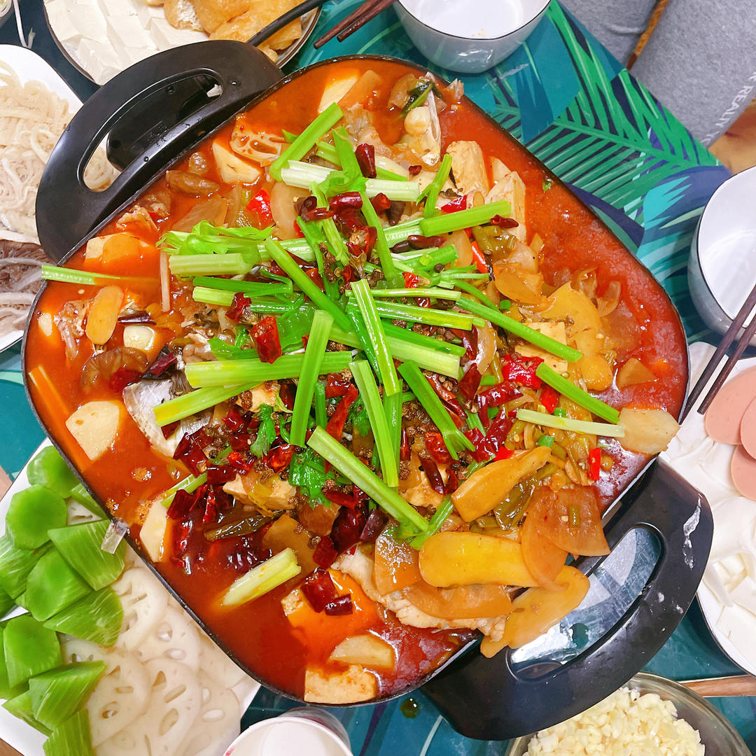 家常豆腐烧鱼