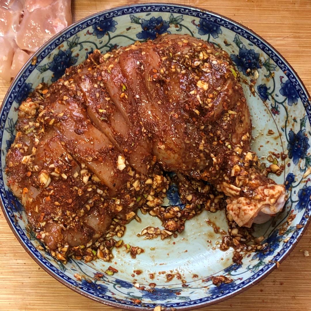 孜然烧烤大鸡腿的做法