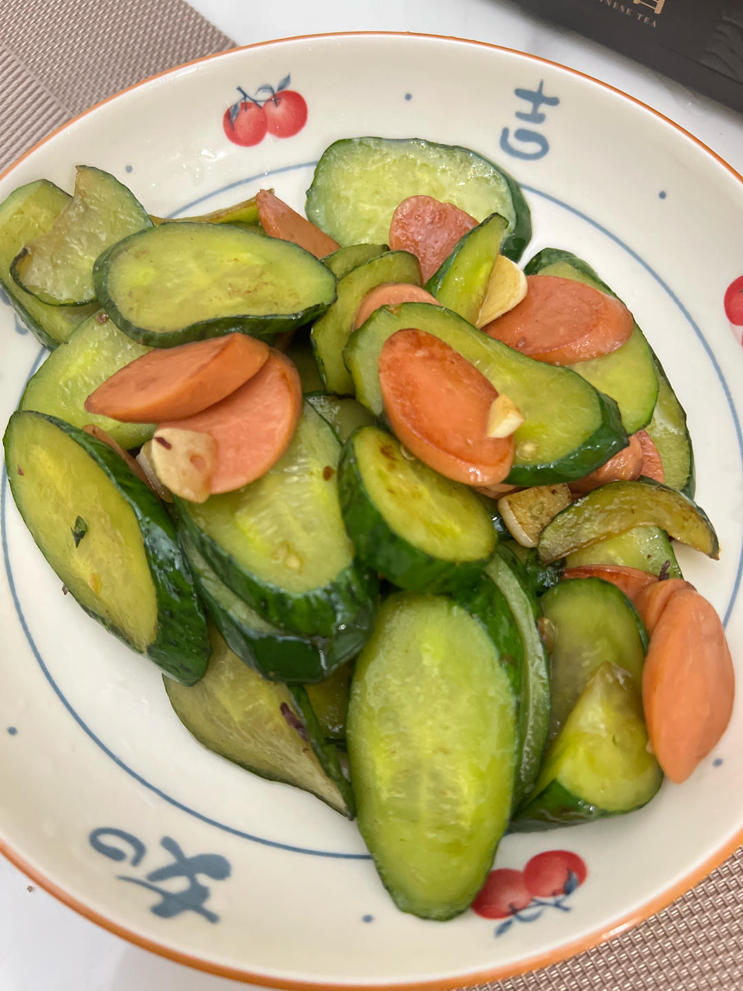 黄瓜炒火腿肠