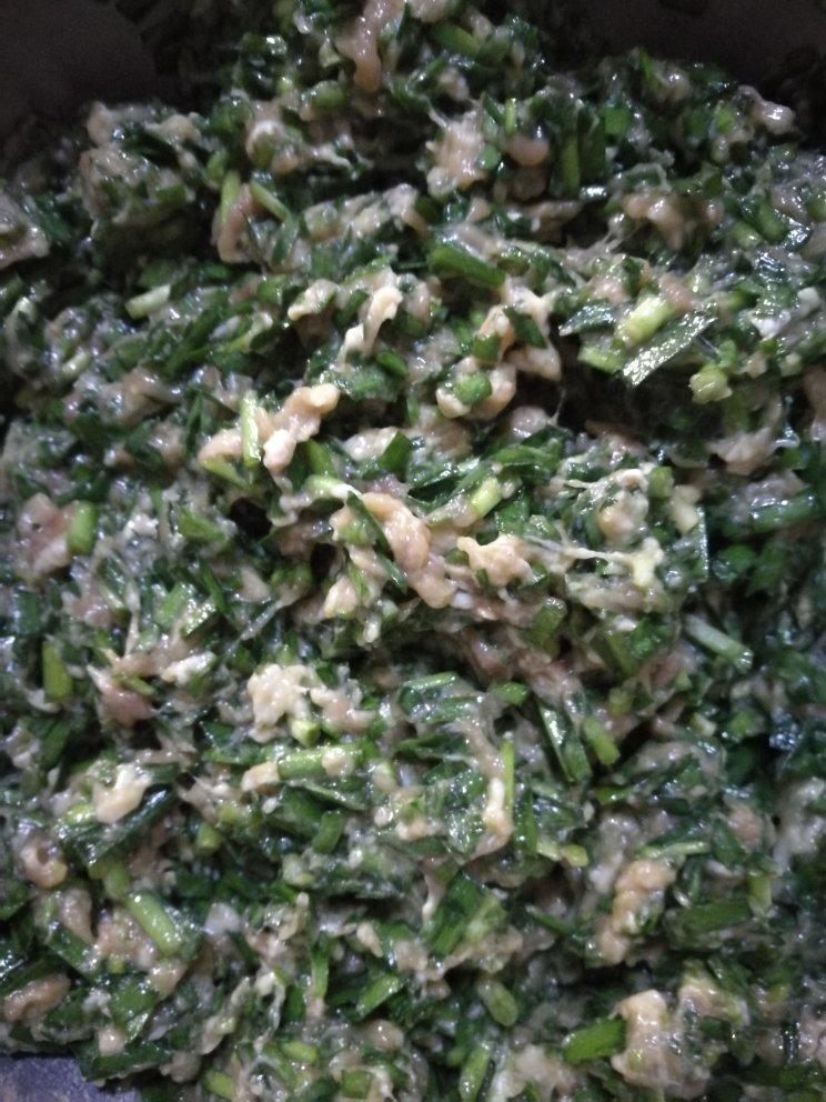 韭菜土猪肉饺子馅