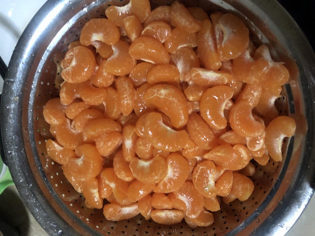 自制冰糖橘子罐头