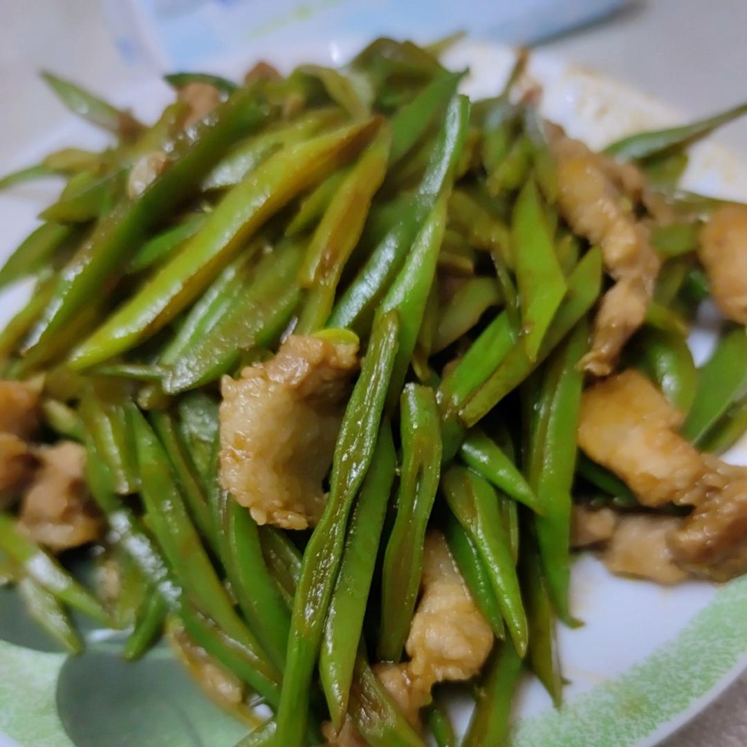 扁豆角炒肉