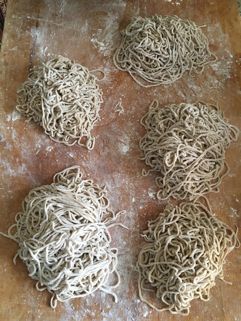 自制荞麦面（压面机）