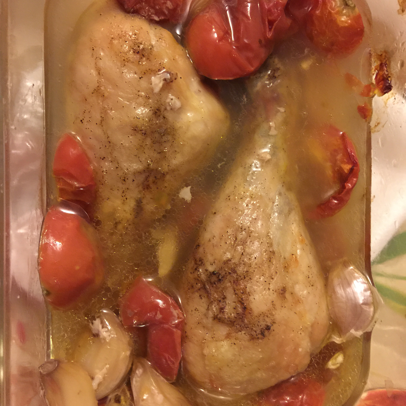 番茄大蒜香草烤鸡腿（庄祖宜）