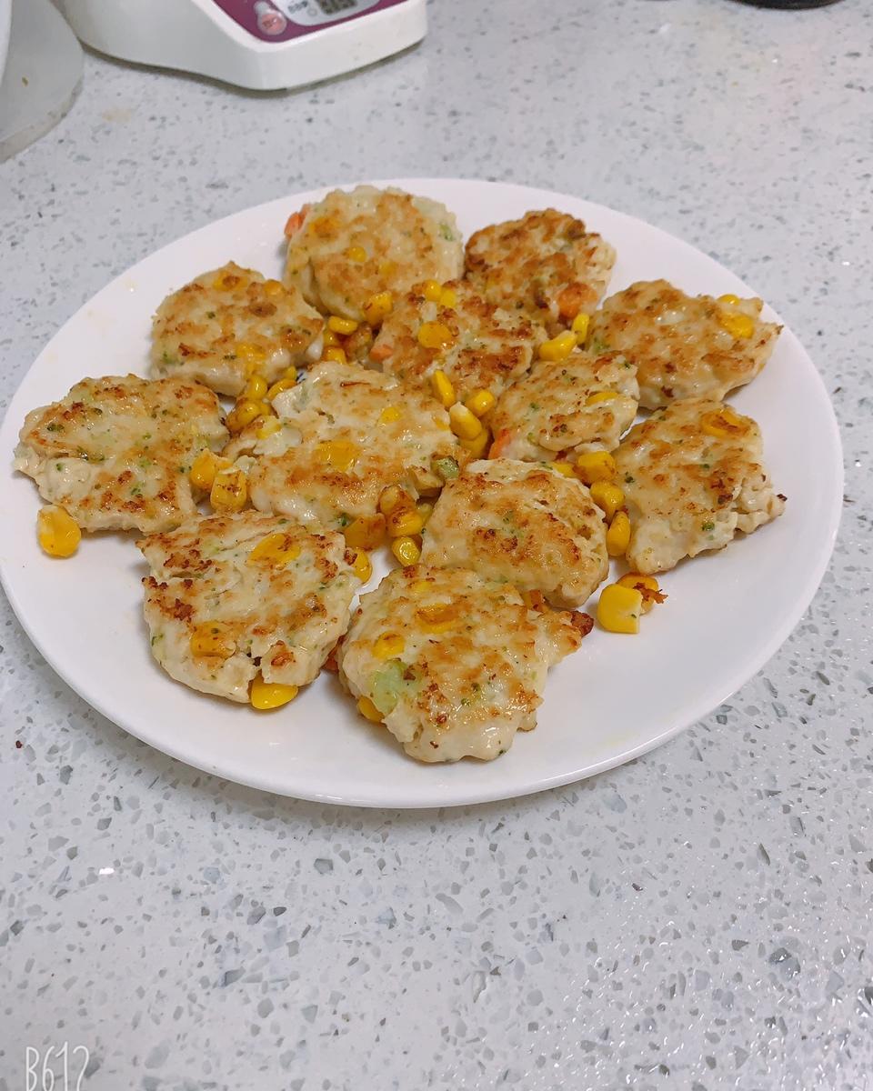 香煎鸡肉饼