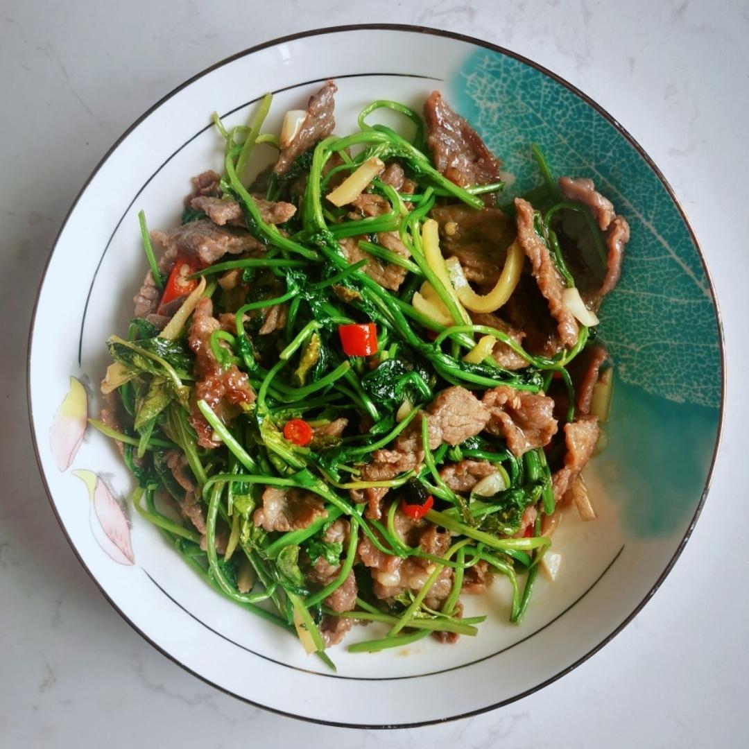 香菜炒牛肉🔥（附鲜香巨嫩妙招）