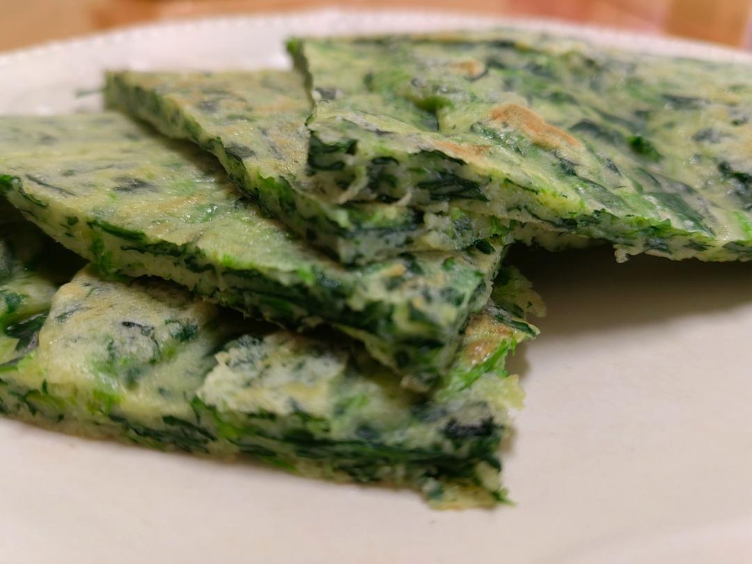 菠菜煎饼